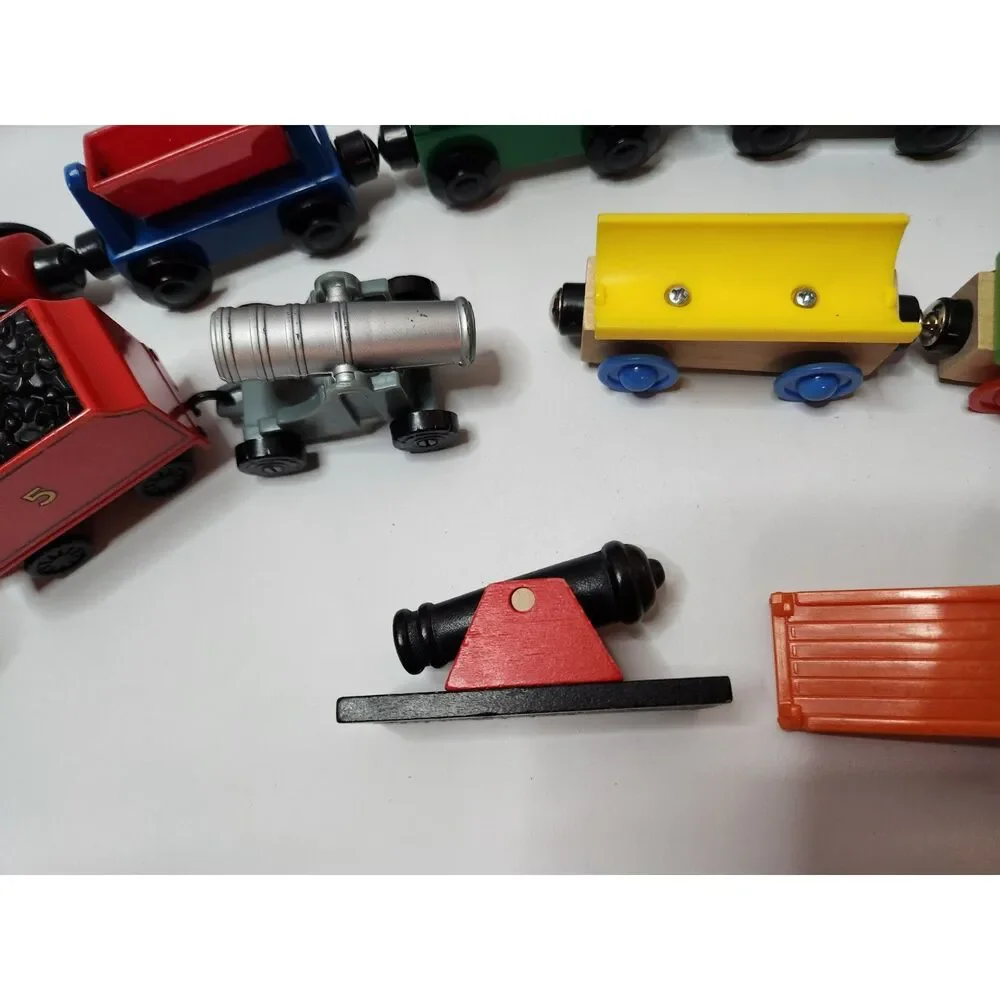 Mixed Train & Vehicle Lot – Engines, Cars, Coal Cars, Cannons